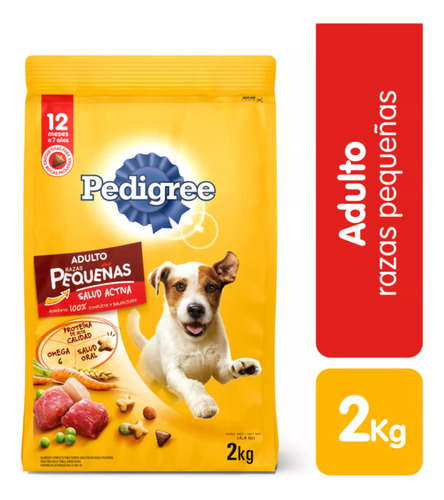 Alimento Seco Para Perro Pedigree Raza Pequeña 2kg