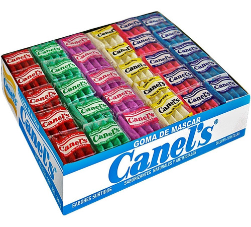 Chicle Canel´s Celofan 60 Chicles Sabores Surtidos Clasicos