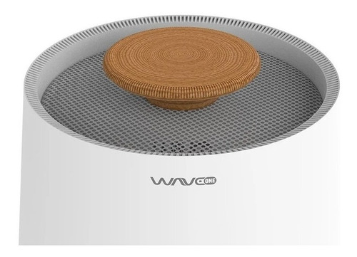 Caixa Acústica Smart Bt Bluetooth Waveone Lumi Madeira Cor Branco/madeira