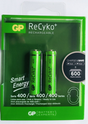 Batería Pilas Aaa  Recargable De 400 Mah  Recyko   Precargad