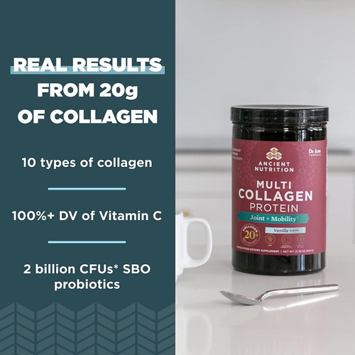 Dr. Axe Ancient Nutrition Multi Collagen Protein Elige Sabor