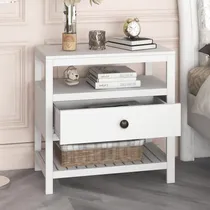 Comprar Moderna Mesita De Noche Mesita De Noche De Madera Versátil