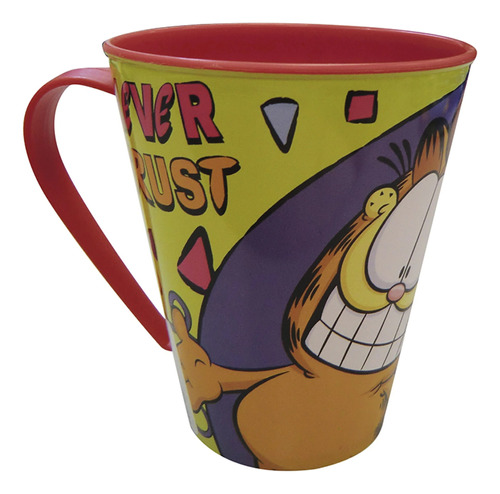 Taza Vaso Plástica 360ml Garfield