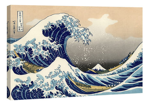 Wieco Art Gran Ola De Kanagawa Katsushika Hokusai Gicle Impr