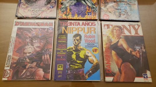 Lote 6 Historietas Comics Nippur Magnum Tony Robin Columba
