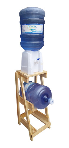 Organizador De Bidones De Agua Mueble Madera Cepillada