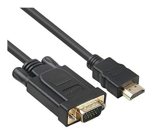 Cable Hdmi A Vga Macho A Macho 1.8 Metros Benfei 