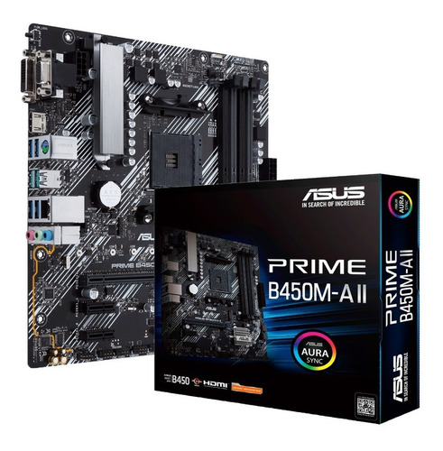 Motherboard Asus Prime B450m-a Il Am4 Ryzen 1ra 2da 3ra Gen