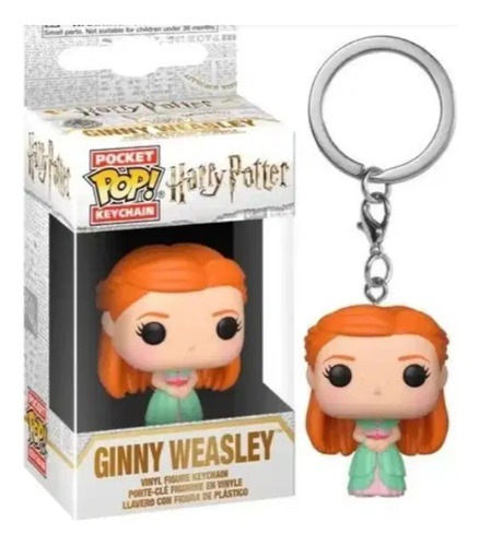 Funko Pop: chaveiro Harry Potter Ginny Weasley