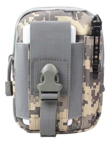 Riñonera Táctica, Funda Tipo Cartera Molle, Estilo Militar