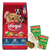 Comprar Comida De Cachorro Dogui Carne Cereales Leche 21 Kg + Regalo