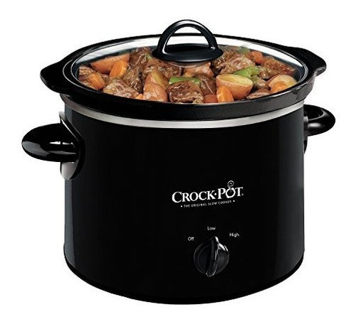 Olla De Cocción Lenta Manual Redonda Crock-pot De 2 Cuartos