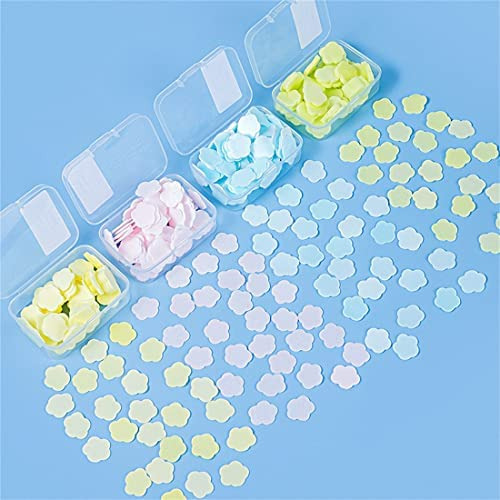 4 Mini Hojas De Lavado De Manos Desechables Portátiles Fresc