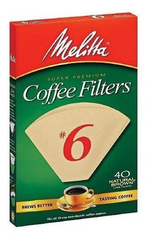 Filtros Desechables - Melitta Natural Brown, Filtros De Cono