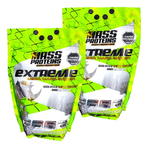 2 Extreme Mega Mass Gainer 3lb - L a $31667