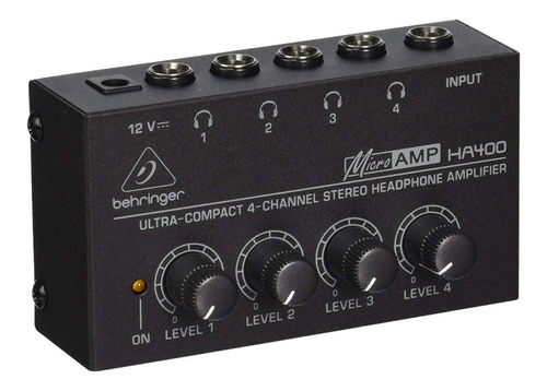 Behringer Micro Amp Ha400 Amplificador De Auriculares