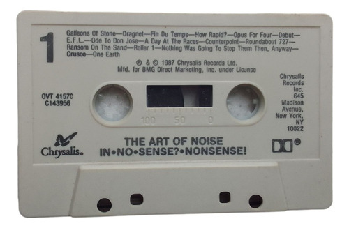 Cassette The Art Of Noise In No Sense? Nonsense Sin Carátula