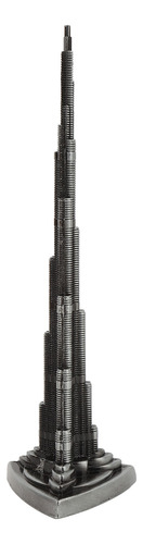 Miniatura De Aleación Gris De La Torre Burj Khalifa, Modelo