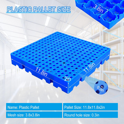 Pp Pallet Ventilation Floor Palet, Respirável, Nidável S