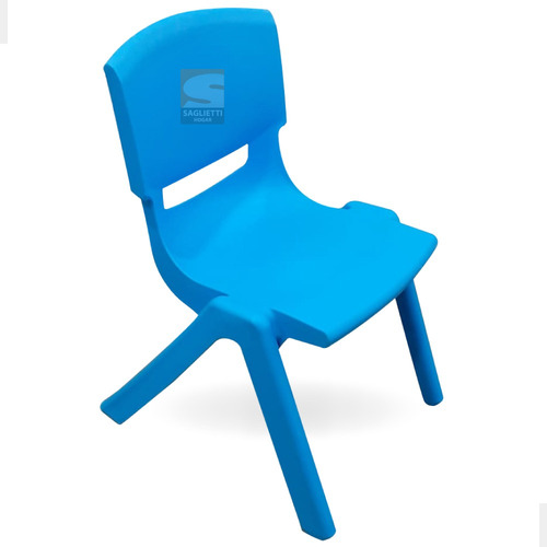 Imagen 6 de 8 de Silla Sillita Plastica Apilable Reforzada Niños Colores X 2