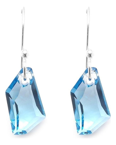Aquamarine - Juego De Collar Y Aretes Zvezda, Colección Élan