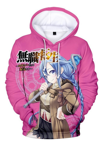 Sudadera Con Capucha Anime -no Job Tensei-series