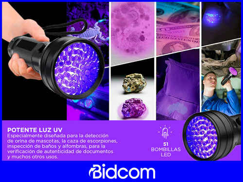 Luz Gadnic Uv Detecta Manchas Y Orina De Mascotas