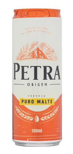 Cerveja Puro Malte Petra Origem Lata 350ml Com 12 Unidades
