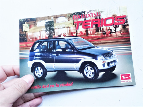 Folleto Agencia Daihatsu Terios 4x4 Auto Clasico No Manual 