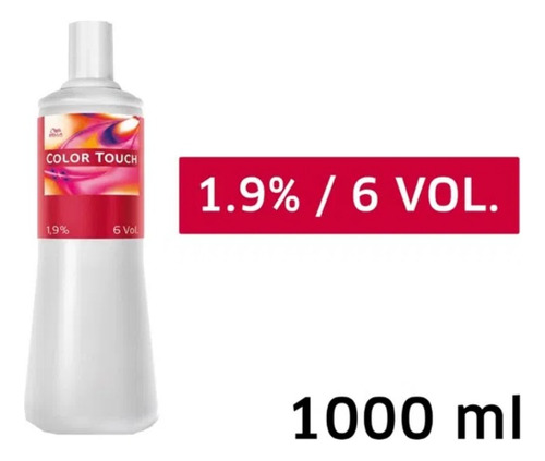 Emulsão Água Oxigenada 1,9% 6 Volumes Wella Color Touch 1 L