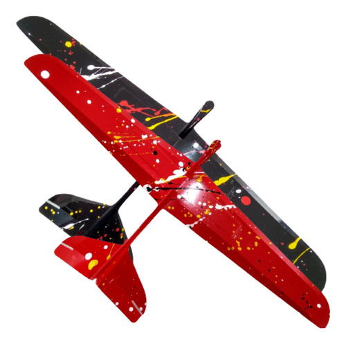 2 Mini Avião Planador Voo Livre Grande Plástico P/ Crianças