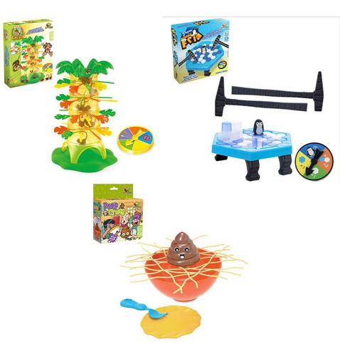 Kit 3 Mini Jogos - Presente Barato - Dia Das Crianças Natal