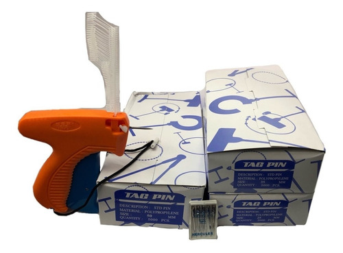 Imagen 2 de 2 de Pistola Etiquetadora Para Ropa 15000 Plastiflechas 6 Agujas