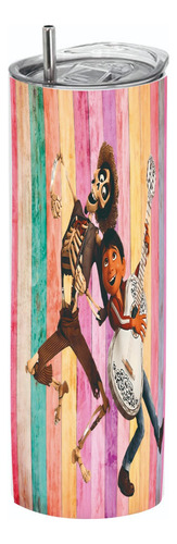 Termo Skinny Café 20 Oz De: Pelicula Coco #08