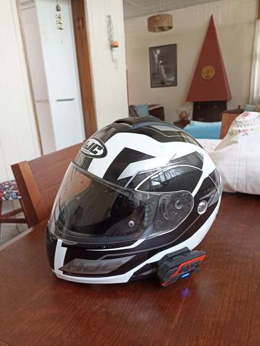 Casco De Moto Tipo Touring Incluye Intercom Lexin