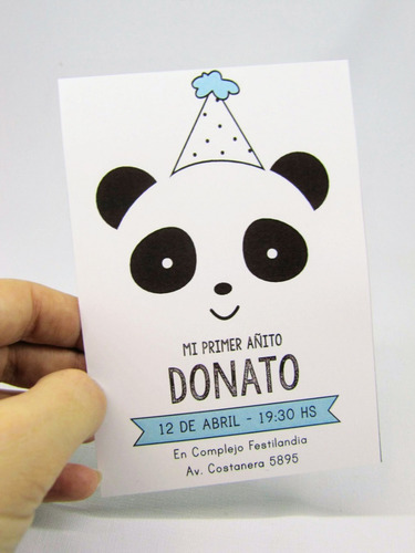 Imagen 1 de 5 de Kit Imprimible De Cumpleaños Oso Panda Candy Bar Osito Panda