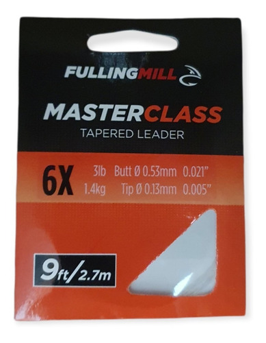 Lider Fulling Mill Master Class 6x 9ft  Pesca Con Mosca