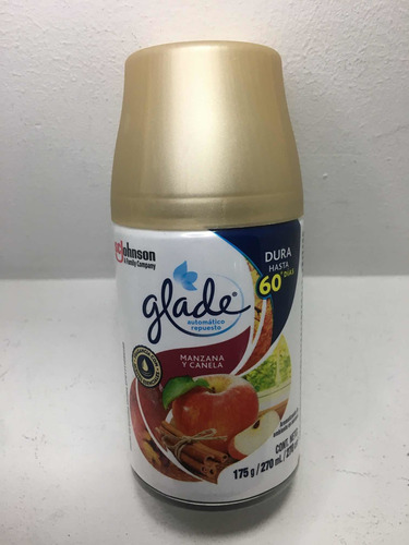 Ambientador Glade Automático Respuesto Manzana Canela Glade