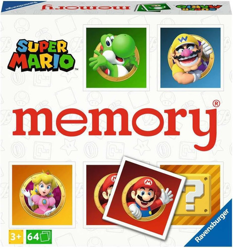 Ravensburger Super Mario Large Memory - Juego De Emparejar I