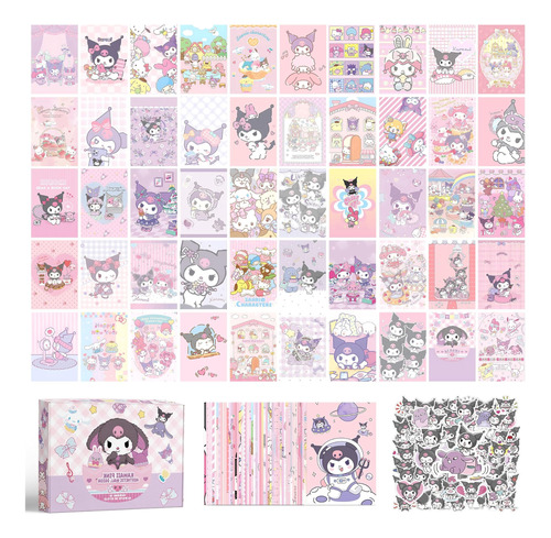 Hodyun Juego De 130 Carteles De Little Evil Rabbit De 4x6 Pu