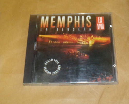 Memphis La Blusera En Vivo 1994 Cd Kktus