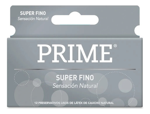Preservativos Prime Superfino X12