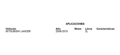 Kit Clutch Mitsubishi Lancer 2014 2.0l Namcco