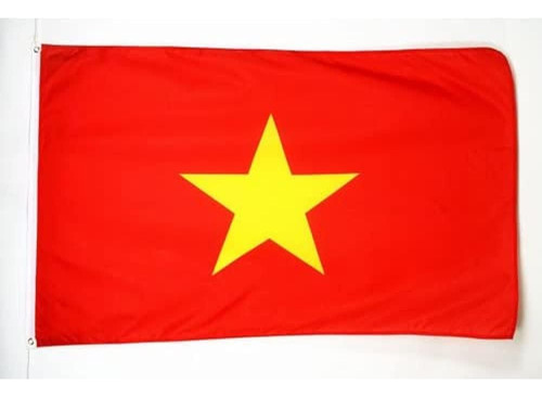 Bandera De Vietnam 2' X 3' - Banderas Vietnamitas 23.6 X 35.