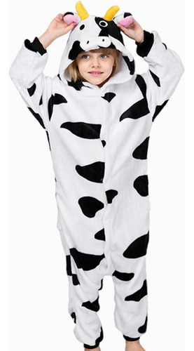 Pijamas Mameluco Infantil Disfrace Niño Cosplay Mono De Vaca