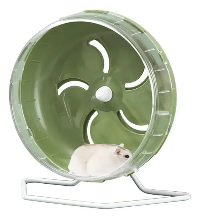 Rueda Para Hamster With Bracket Juguetes Para Hamster Verde