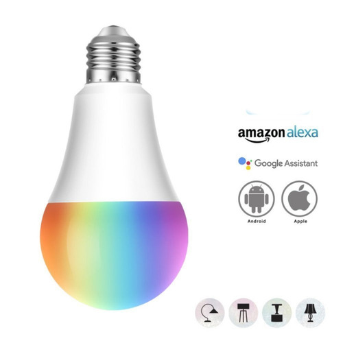 Lampara Smart E27 Led Multicolor 10w Wi-fi Rgb Android Nuevo