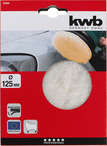 Bonete Kwb Para Pulir De 125mm Con Velcro