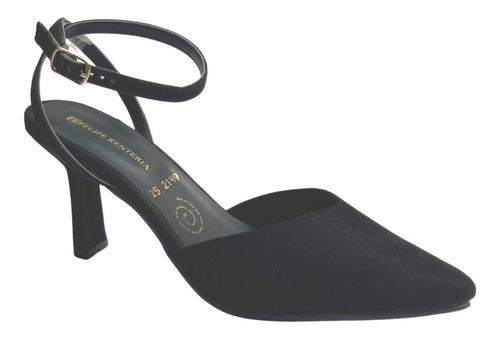 Imagen 3 de 7 de Zapatilla Dama Felipe Rentería Moda Casual Tacon 7 Cms.