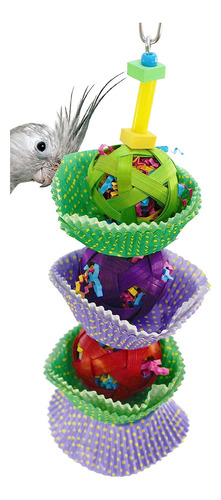 Cane Cake Bird Toy Forrajeo Jaula Loros Juguetes Jaulas...